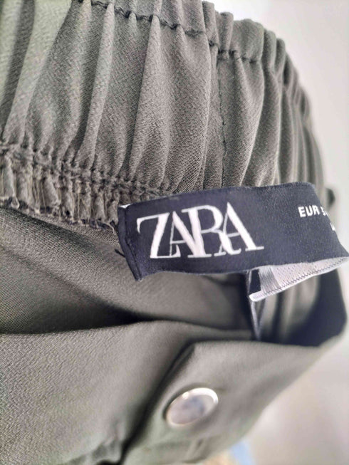 ザラ ZARA ウエストゴムカーゴパンツ レディース S
