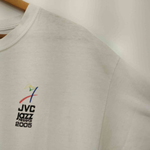 ヘインズ Hanes JVC Jazz Festival 2005 バックプリント クルーネックTシャツ メンズ