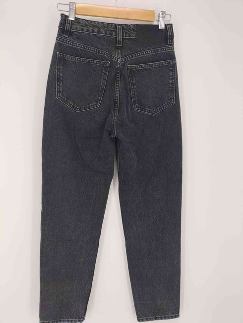 ザラ ZARA ヴィンテージ加工 ストレートダメージデニム レディース EUR32