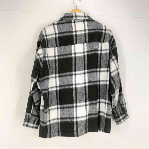 ザラ ZARA ITALIAN FABRIC チェックシャツジャケット メンズ import:S
