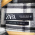 ザラ ZARA ITALIAN FABRIC チェックシャツジャケット メンズ import:S