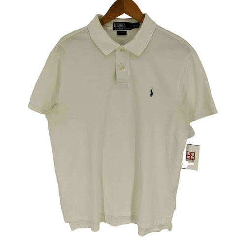 ポロバイラルフローレン Polo by RALPH LAUREN CUSTOM FIT ポニー刺繍 S/S ポロシャツ メンズ import:L