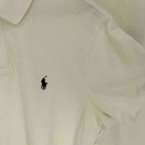 ポロバイラルフローレン Polo by RALPH LAUREN CUSTOM FIT ポニー刺繍 S/S ポロシャツ メンズ import:L