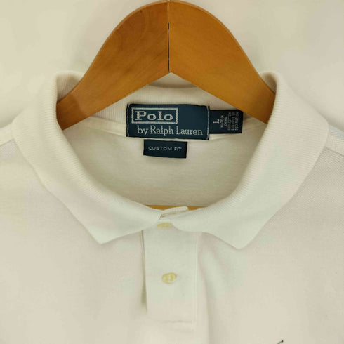 ポロバイラルフローレン Polo by RALPH LAUREN CUSTOM FIT ポニー刺繍 S/S ポロシャツ メンズ import:L