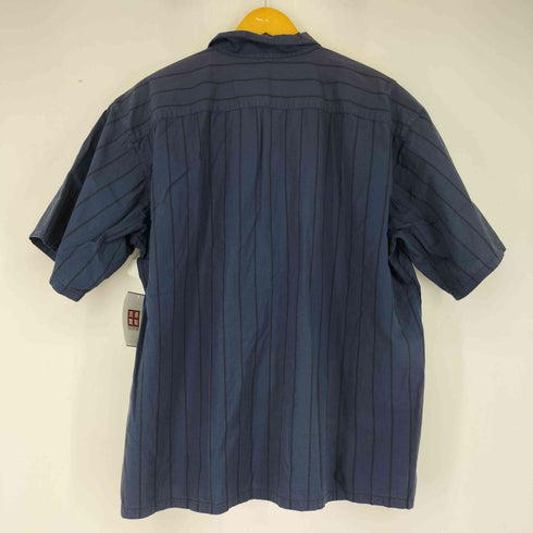 ナノユニバース NANO universe ストライブ S/S 開襟シャツ メンズ JPN:XL
