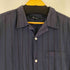 ナノユニバース NANO universe ストライブ S/S 開襟シャツ メンズ JPN:XL
