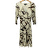 ローレンラルフローレン LAUREN RALPH LAUREN ベルト柄 カシュクールロングワンピース レディース import:S