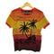 デシグアル Desigual パームツリー ニットTシャツ レディース import:L