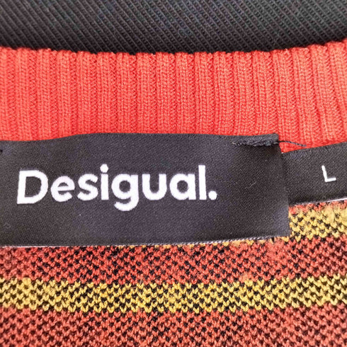 デシグアル Desigual パームツリー ニットTシャツ レディース import:L