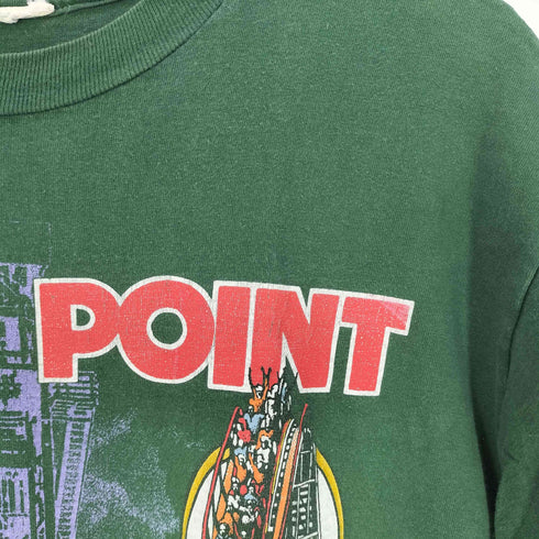 CEDAR POINT 遊園地 プリント Tシャツ メンズ