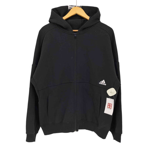 アディダス adidas ビッグシルエット スリーストライプスパーカー メンズ JPN:M