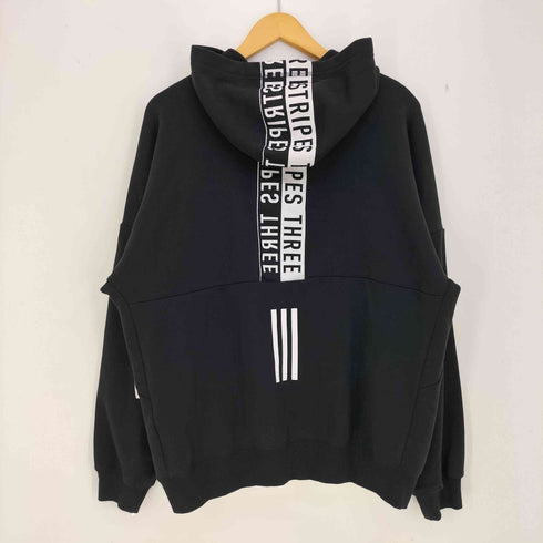 アディダス adidas ビッグシルエット スリーストライプスパーカー メンズ JPN:M