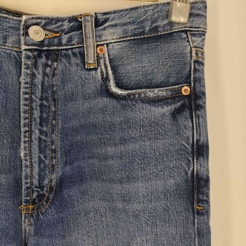 ザラ ZARA THE PAX CULOTTE ダメージ加工 デニムパンツ レディース 34