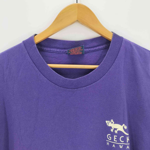 Gecko Hawaii USA製 シングルステッチ ロゴプリントTシャツ メンズ import:XL
