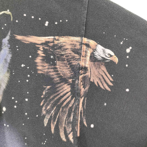 リキッドブルー LIQUID BLUE 90s インディアン 全面プリント S/S Tシャツ メンズ