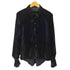 マウジー moussy L/S PLEATED VELOURシャツ レディース FREE