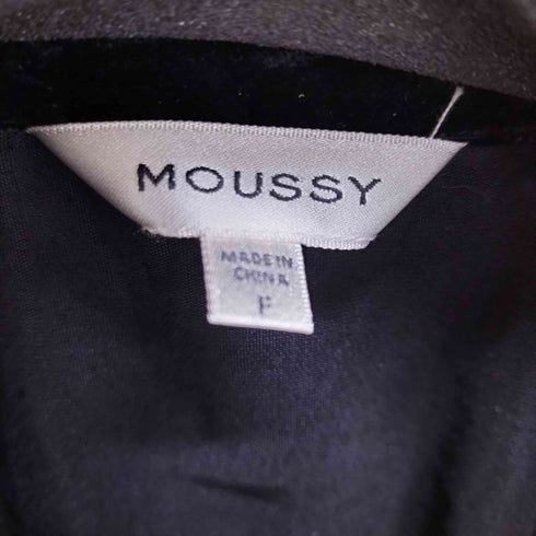 マウジー moussy L/S PLEATED VELOURシャツ レディース FREE