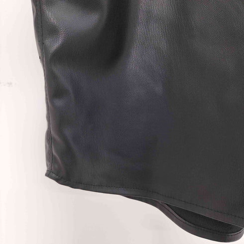 ザラ ZARA フェイクレザーシャツジャケット レディース import:S
