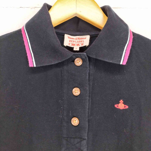 ヴィヴィアンウエストウッドレッドレーベル Vivienne Westwood RED LABEL CHOICE オーブロゴ刺繍 半袖ポロシャツ レディース 2