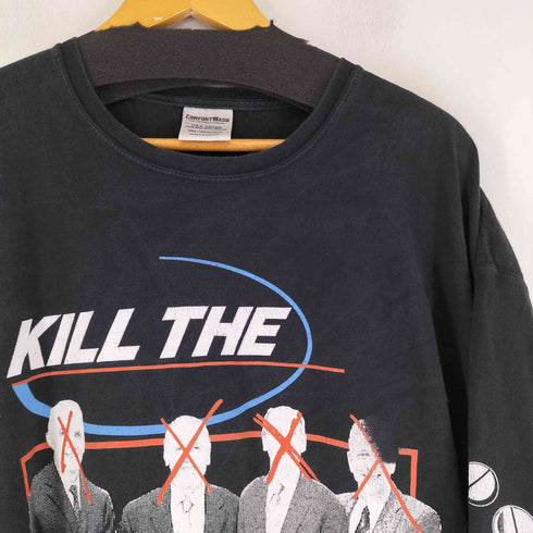 両面プリント L/S Tシャツ メンズ 2XL