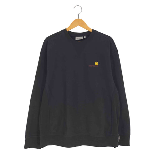 カーハートワークインプログレス Carhartt WIP AMERICAN SCRIPT SWEAT クルーネックスウェット メンズ import:L
