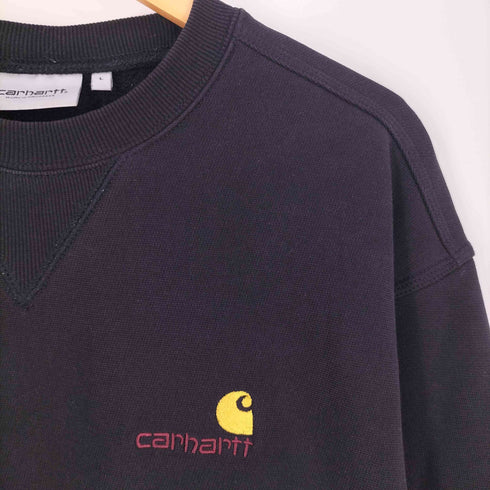 カーハートワークインプログレス Carhartt WIP AMERICAN SCRIPT SWEAT クルーネックスウェット メンズ import:L