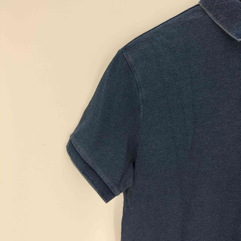 ポロラルフローレン POLO RALPH LAUREN CUSTOM SLIM FIT スモールポニー刺繍 鹿の子ポロシャツ メンズ 170/92A
