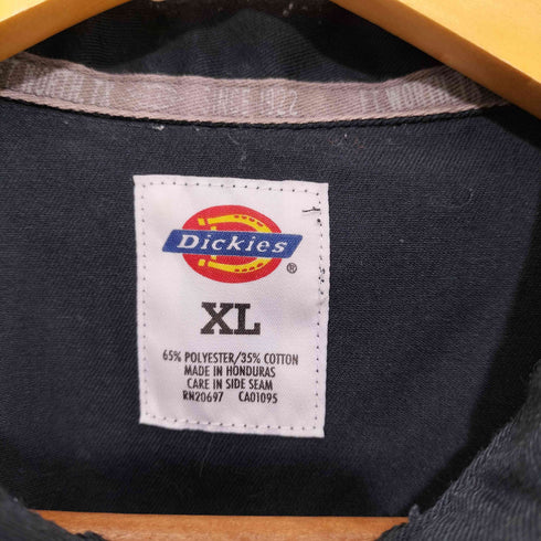 ディッキーズ Dickies バイカラー フロントポケット S/S シャツ メンズ import:XL