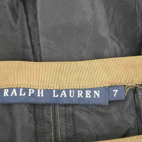ラルフローレン RALPH LAUREN シルク100% フレアスカート レディース 61-89