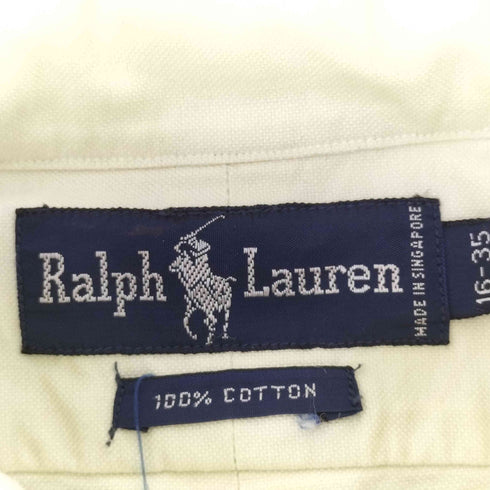 ラルフローレン RALPH LAUREN ポニー刺繍 コットンボタンダウンシャツ メンズ 16-35