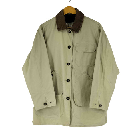 エルエルビーン L.L.Bean 襟コーデュロイ 裏地チェック ハンティングジャケット レディース JPN:M