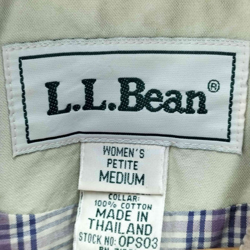 エルエルビーン L.L.Bean 襟コーデュロイ 裏地チェック ハンティングジャケット レディース JPN:M