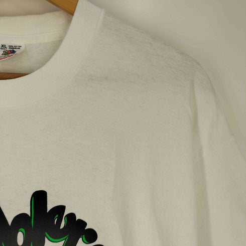 フルーツオブザルーム FRUIT OF THE LOOM 90s USA製 シングルステッチ 両面プリント クルーネックTシャツ メンズ import:XL