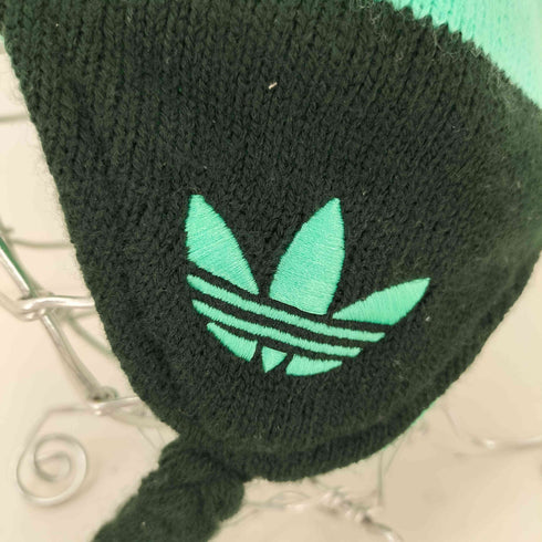 アディダスオリジナルス adidas Originals トレフォイルロゴ刺繍 アクリル ボンボン ニット帽 レディース ONE SIZE