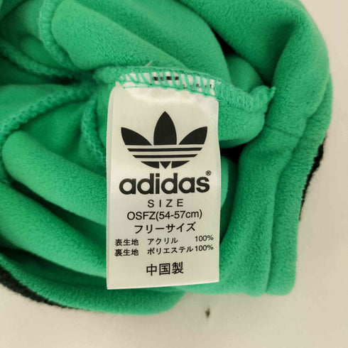 アディダスオリジナルス adidas Originals トレフォイルロゴ刺繍 アクリル ボンボン ニット帽 レディース ONE SIZE