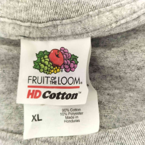 フルーツオブザルーム FRUIT OF THE LOOM プリントクルーネックTシャツ メンズ import:XL