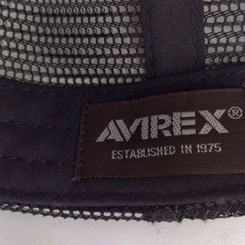 アヴィレックス AVIREX アップリケ メッシュトラッカーキャップ メンズ