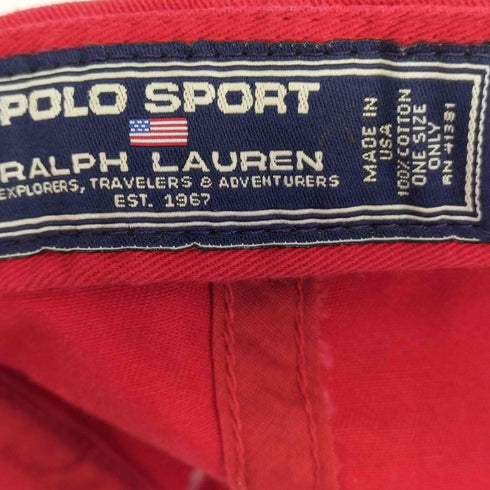 ポロスポーツラルフローレン POLO SPORT RALPH LAUREN 90S MADE IN USA FITTED BASEBALL CAP メンズ