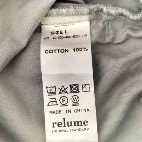 ジャーナルスタンダードレリューム JOURNAL STANDARD relume CALIFORNIA ライトシェフスラブパンツ メンズ JPN:L