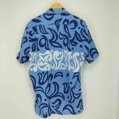 ステューシー Stussy OLD開襟シャツ コットン オールドスケート トライバル柄 メンズ import:L