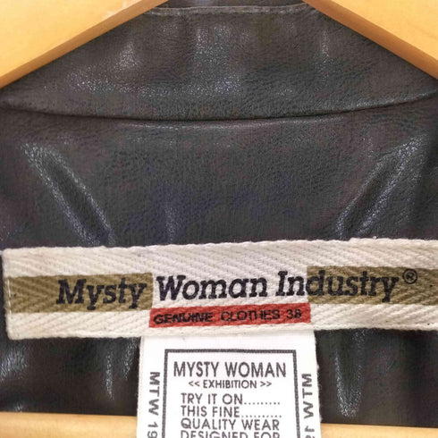 ミスティーウーマン mysty woman フェイクレザーコート レディース JPN:38