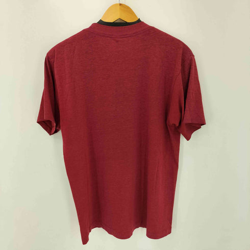 カレッジパシフィック Collegiate Pacific 80S USA製 シングルステッチ フロントプリント Tシャツ メンズ import:L