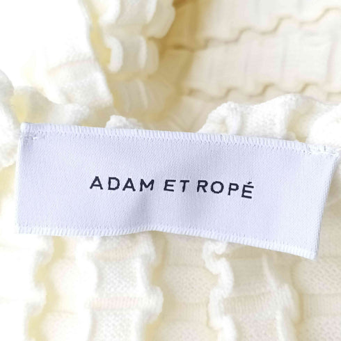 アダムエロペ Adam et Rope 凹凸ワッフルプルオーバー レディース FREE