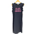 ザラ ZARA TELL ME I CAN DO IT TOMORROW フロントプリントノースリーブワンピース レディース JPN:S