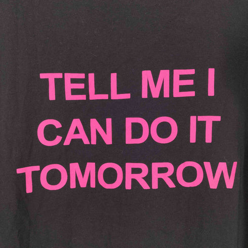 ザラ ZARA TELL ME I CAN DO IT TOMORROW フロントプリントノースリーブワンピース レディース JPN:S