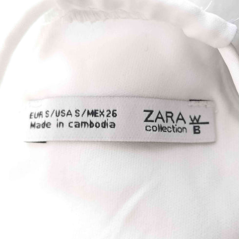 ザラ ZARA Women's White Bodysuit レディース JPN:S