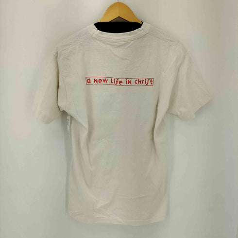 フルーツオブザルーム FRUIT OF THE LOOM 90S USA製 GETA LIFE 両面プリント Tシャツ シングルステッチ メンズ import:L
