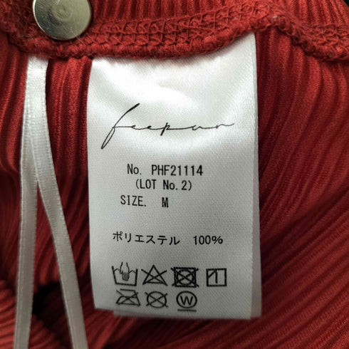 feepur プリーツパンツ cool レディース JPN:M