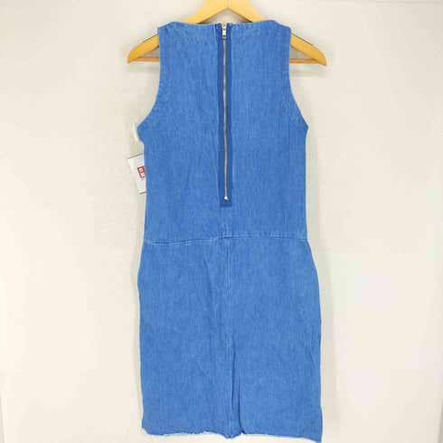 ザラ ZARA バックジップデニムマキシワンピース レディース EUR 36