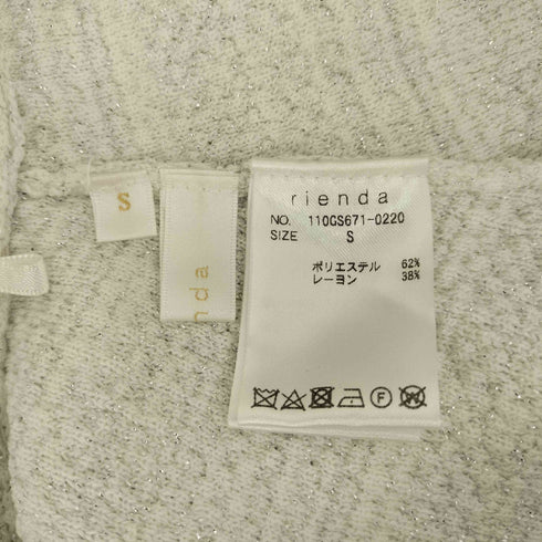 リエンダ rienda 23ss knitツイードマーメイドHW ミニSK レディース JPN:S